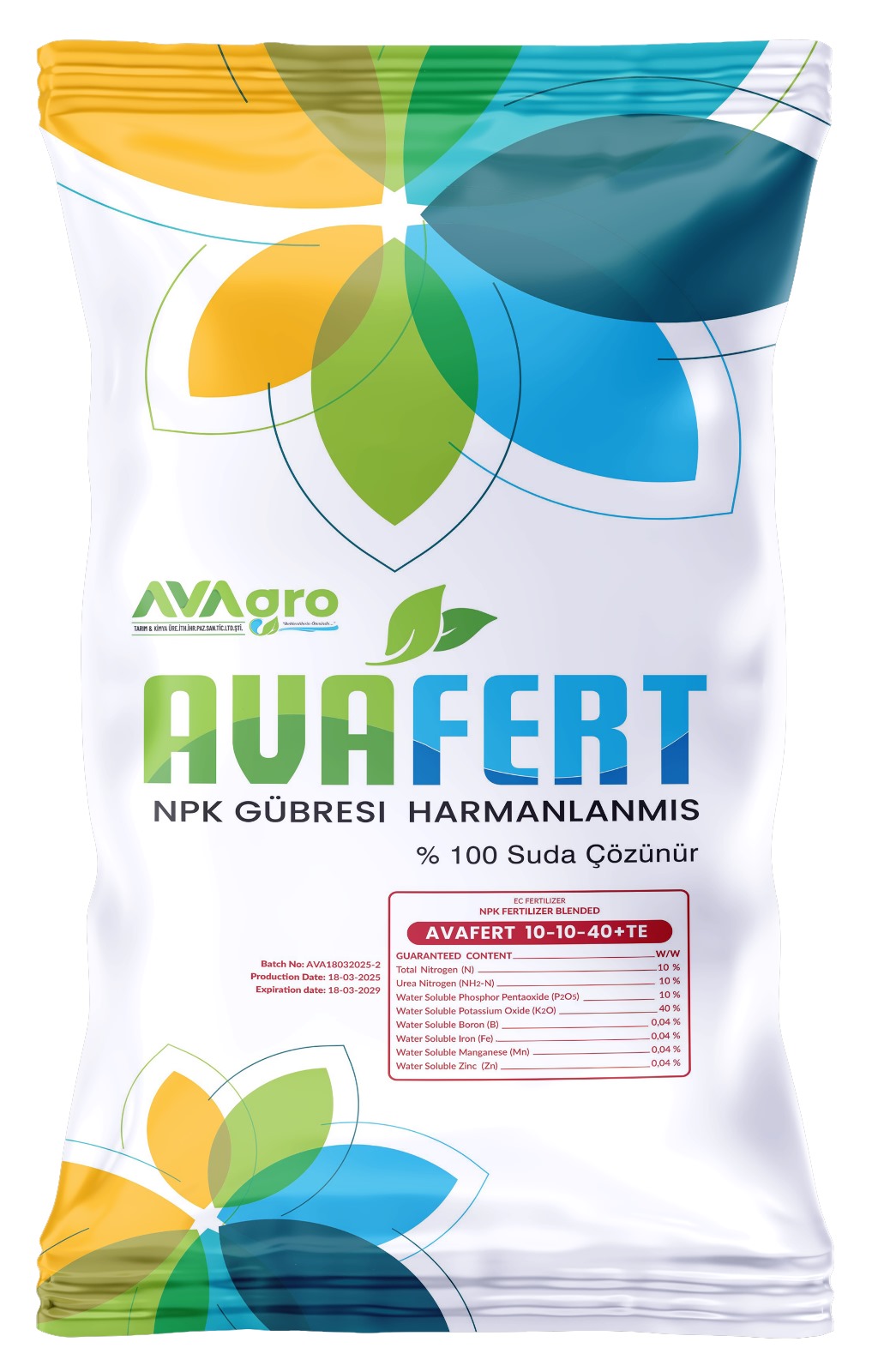 Avafert  10-10-40  25Kg